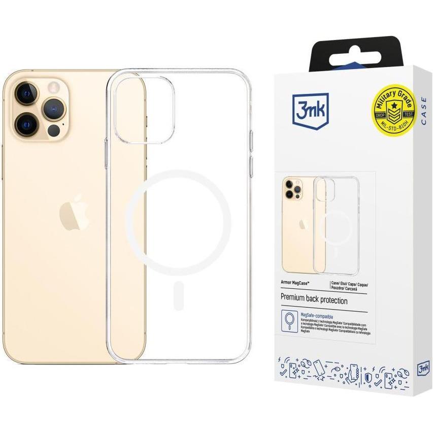 3MK Apple iPhone 12 Pro Max - Armor Magcase (Apple iPhone 12 Pro Max), Cover smartphone, Trasparente