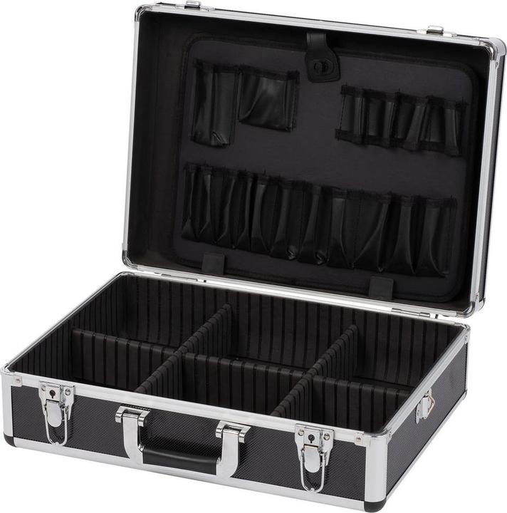 Actual product image Kreator Aluminium case 460x155x330mm - black (2 pieces)