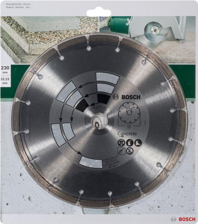 Actual product image Bosch Professional Zubehör Diamond saw blade concrete D= 230 mm