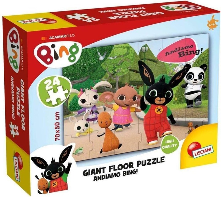 Immagine prodotto Lisciani Bing Giant Floor 24 - Andiamo Bing! (24 pezzi)