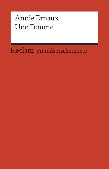 Produktbild Une Femme (Französisch, Annie Ernaux)