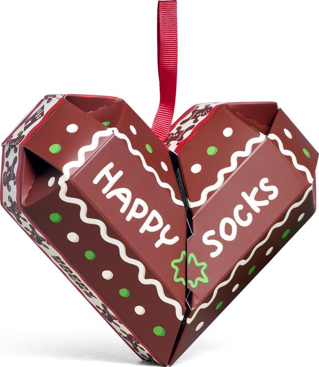 Produktbild Happy Socks 2-Pack Gingerbread Heart Socks Gift Set (2er Pack, 36 - 40)