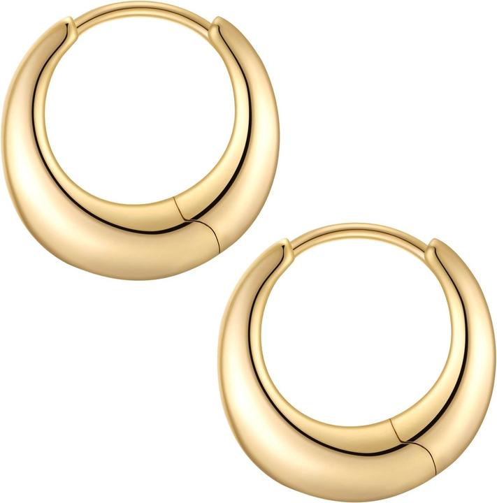Produktbild Glanzstücke München Creolen Sterling Silber gelbgold - 38254 (Sterling Silber)
