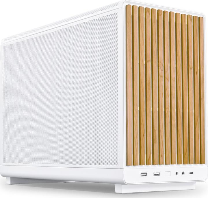 Lian-Li DAN Cases A3-mATX Wood Edition PC-Gehäuse, Micro-ATX - Buche, weiss (mATX, Mini-ITX)