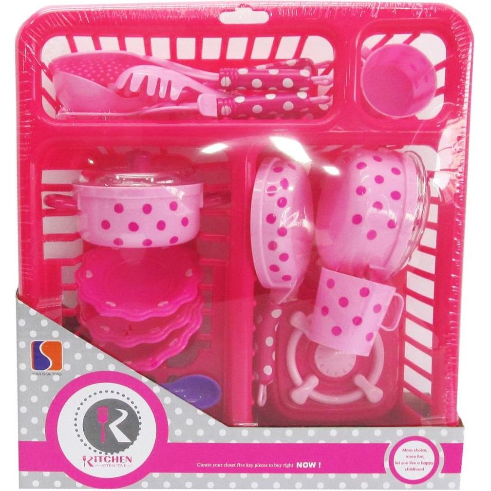 Trifox Ein Satz Geschirr in einem Abtropfgestell (54619164)