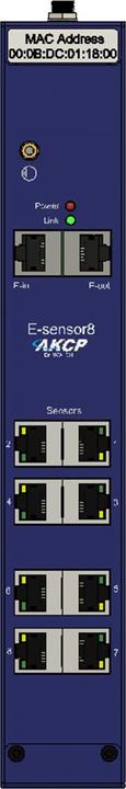 Actual product image AKCP E-Sensor8 - Extension module, 8 ports