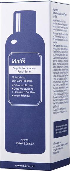 Actual product image Klairs Supple Preparation (Tonic water, 180 ml)