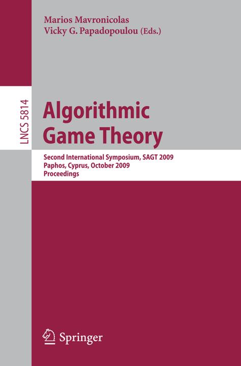 Algorithmic Game Theory (Englisch, 2009)