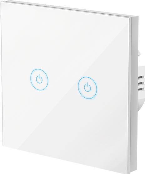 Actual product image LogiLink Smart Home Wi-Fi Wall Switch 2-Fold