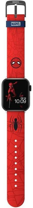 Actual product image Moby Fox Bracelet Smartwatch Spider-Man Logo 22 mm (22 mm, Stainless steel, Silicone)
