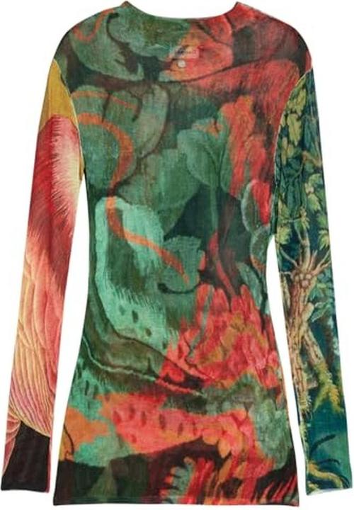 Actual product image Desigual Coloured Pattern Long Sleeve Knitwear (M)