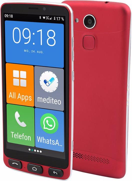 Productafbeelding Olympia Neo (16 GB, Zwart, Rood, 5.50", Dubbele SIM, 4G)