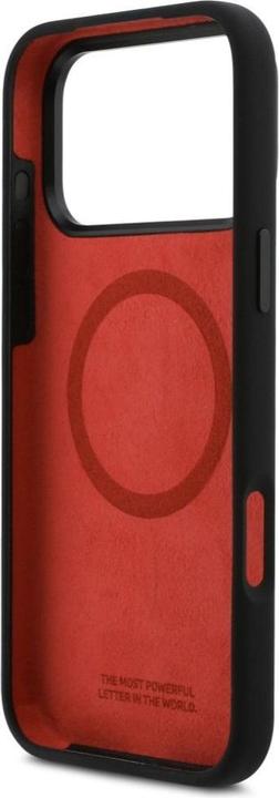 Produktbild BMW M Silicon Horizontal Line MagSafe Case for iPhone 17 Pro Max Black (Apple iPhone 17 Pro Max)