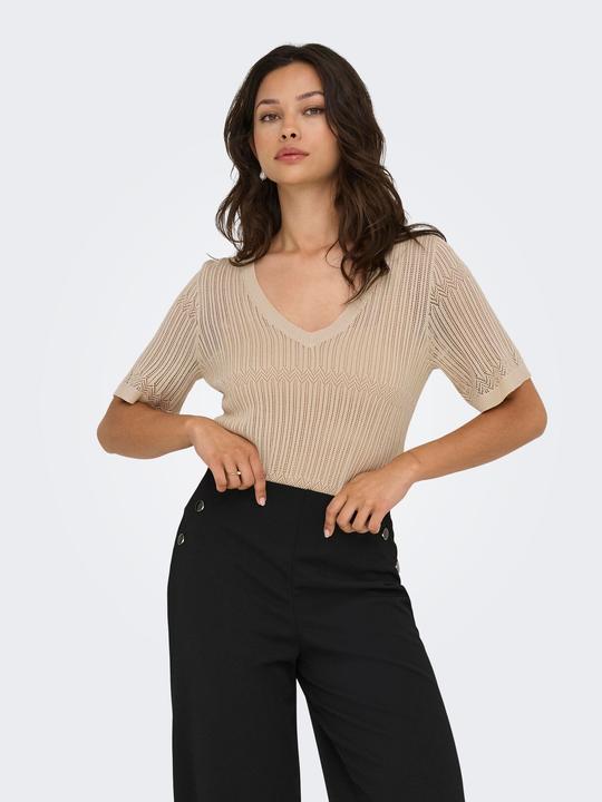 Image du produit JdY Knit Fit V-Ausschnitt Pullover Strickpullover (L)