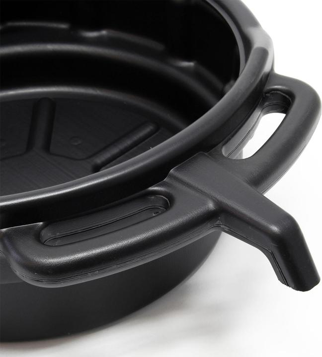 Image du produit Wiltec Ölauffangwanne 15l Ø 45cm Ausgiesser Ölwanne Ölwechsel Ölauffangbehälter Motoröl