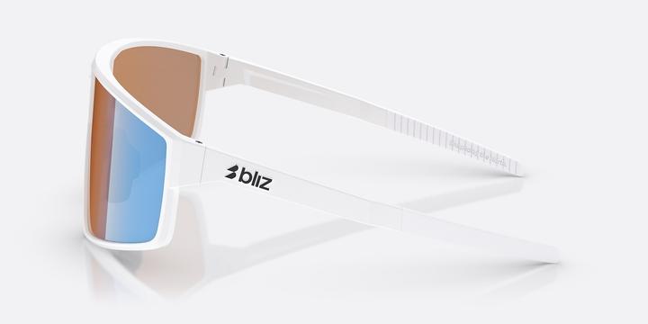 Immagine prodotto Bliz P002S (bianco opaco, Nano Optics Nordic Ligh Coral - Arancione con multi blu)