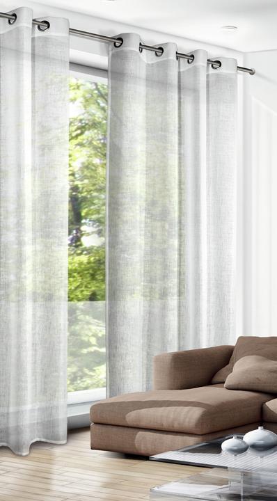 Actual product image Sehlbach Fertiggardine mit Ösen Struktur Uni (245 x 140 cm)