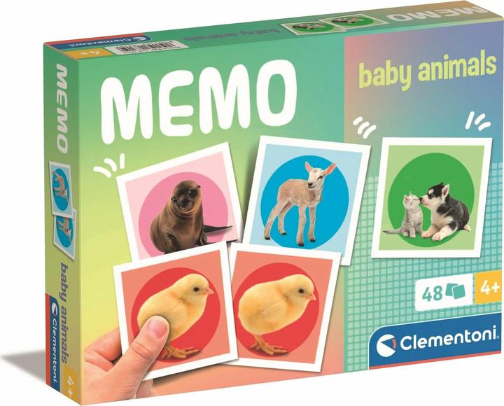Immagine prodotto Clementoni Gioco di memoria per bambini animali compatti 4+