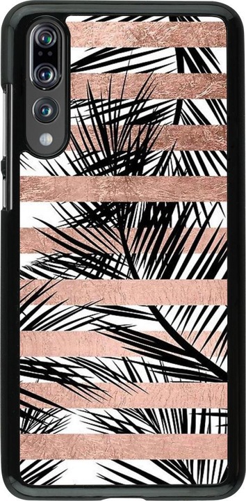 Produktbild PhoneLook Hülle Palm trees gold stripes (Huawei P20 Pro)