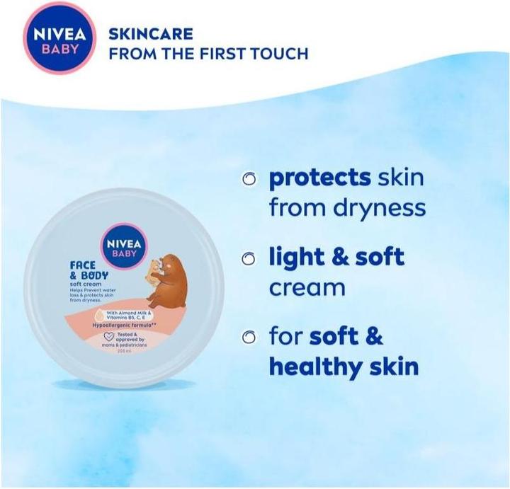 Produktbild NIVEA Baby Face & Body Soft Cream 200ml