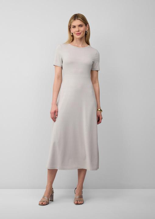 Image du produit S.Oliver Kleid Tailliertes Midikleid aus Viskosemix aus Glitzergarn (44)