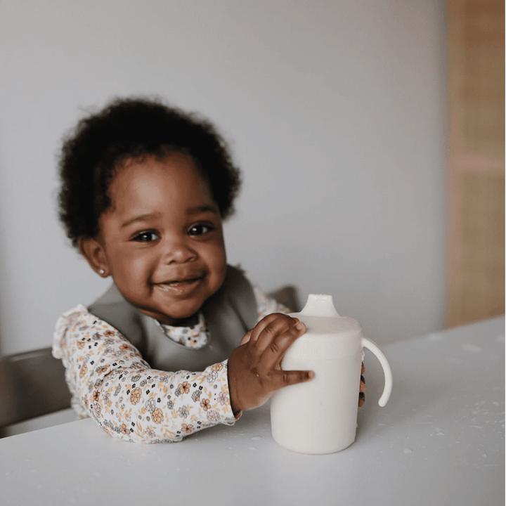 Actual product image Mushie Training Mug Ivory