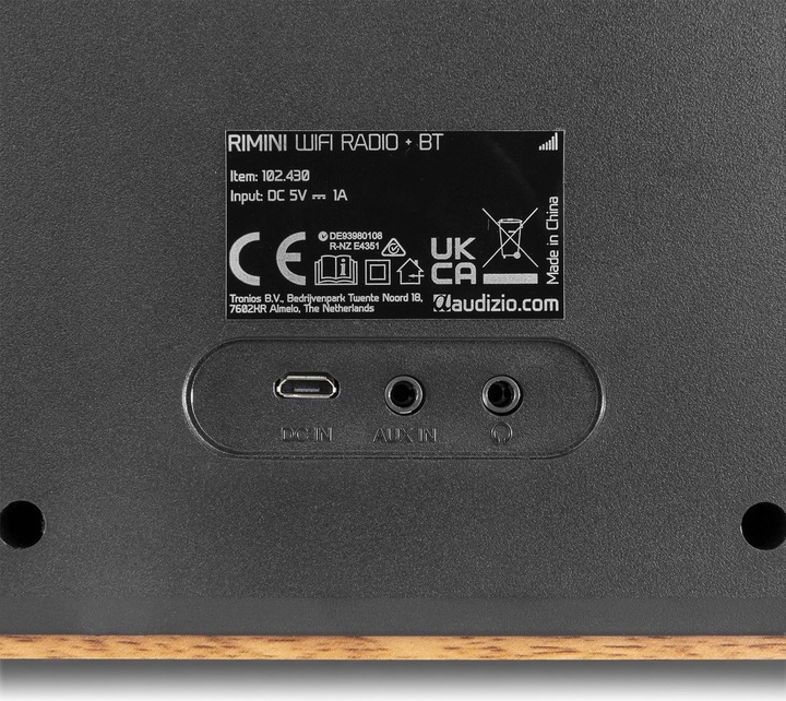 Produktbild Audizio Internet Radio Rimini Holzoptik (Internetradio, Bluetooth)