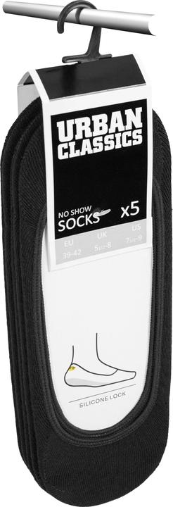 Immagine prodotto Urban Classics Invisible Socks 5-Pack (Confezione da 5 pezzi, 39 - 42)