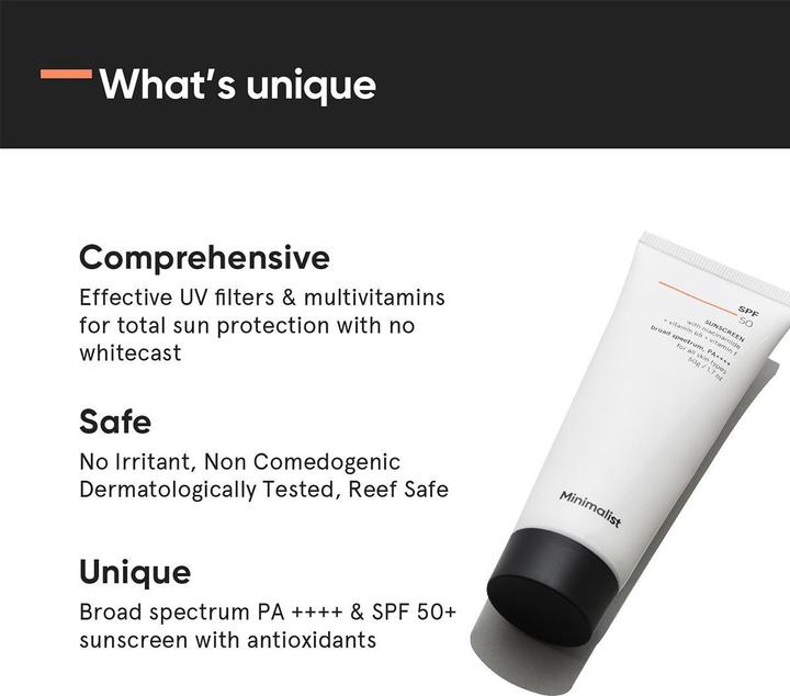 Produktbild Minimalist Sunscreen SPF 50 (Sonnencreme, SPF 50, 50 g)