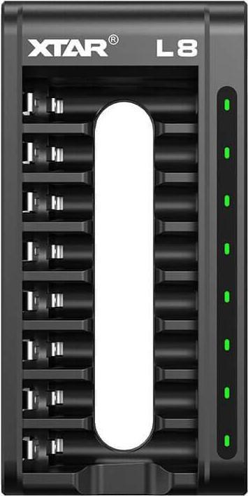 Actual product image Ladegerät für Li-Ion / Ni-MH Akkus XTAR L8 (1 pcs., Chargers without battery)