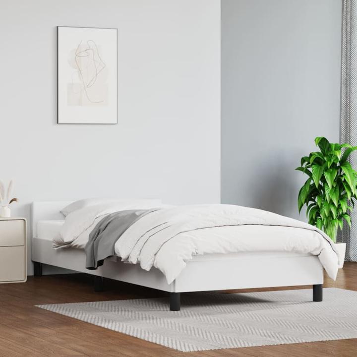 Actual product image vidaXL Bettgestell mit Kopfteil (80 x 200 cm)