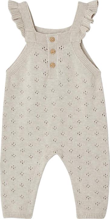 Actual product image Vertbaudet Baby knitted dungarees with flounce straps (74)