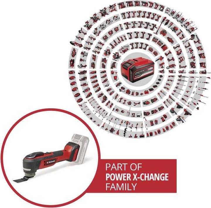 Actual product image Einhell Akku-Multifunktionswerkzeug (1x4.0Ah)
