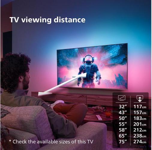Produktbild Philips 65OLED708/12 (65", OLED, 4K, 2023)