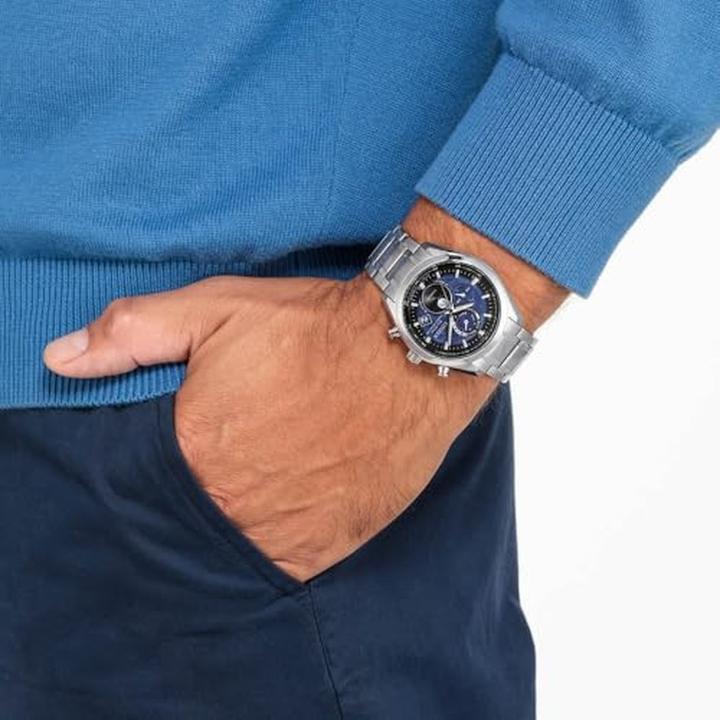 Produktbild Citizen BY1010-81L Eco-Drive Mondphase Titanium Funkuhr 43mm 10ATM (Mondphasenuhr, Funkuhr, 43 mm)