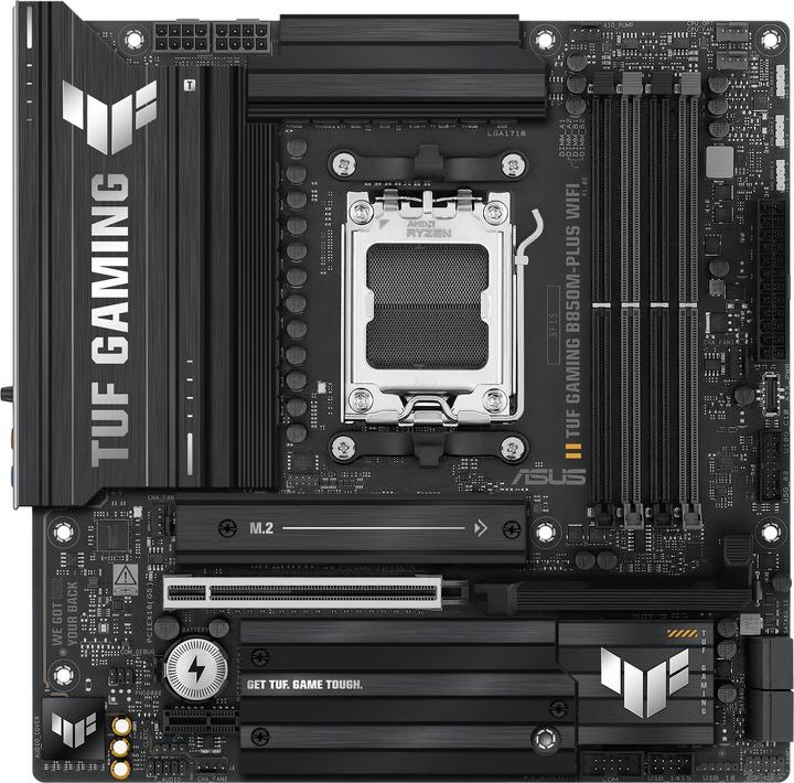 Image du produit ASUS TUF Gaming B850M-Plus Wifi (AM5, AMD B850, ATX)