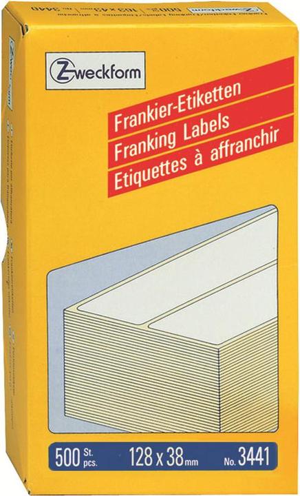 Actual product image Avery Franking labels