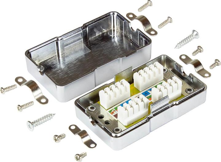 Actual product image Good Connections Connection/connection box Cat. 6, LSA, shielded, metallised housing (Cable connection box)