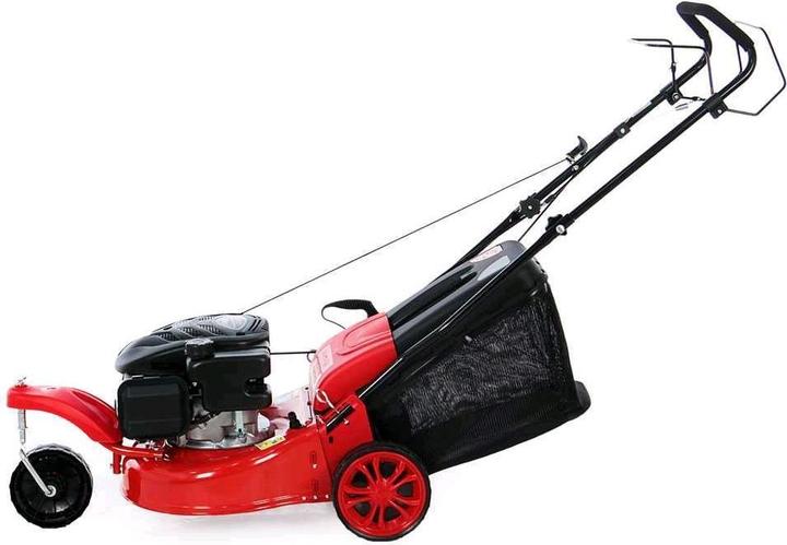 Produktbild GeoTech Rasenmäher Radantrieb mit vorderem Drehrad (Benzinbetrieb)