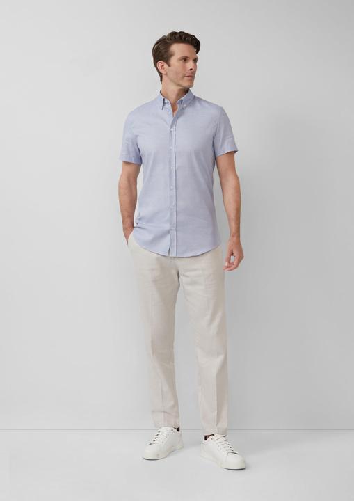 Immagine prodotto s.Oliver Hemd Tailored Fit: Baumwollhemd mit Fischgrätmuster (38)