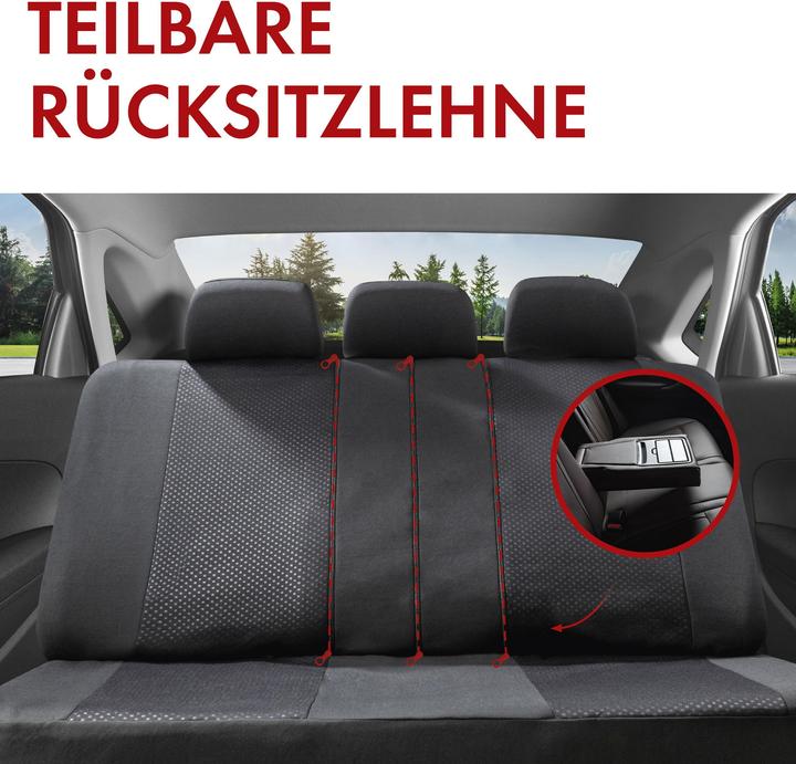 Image du produit Walser Housse de siège auto ZIPP-IT Tratto, housse de siège auto complète avec système de fermeture à