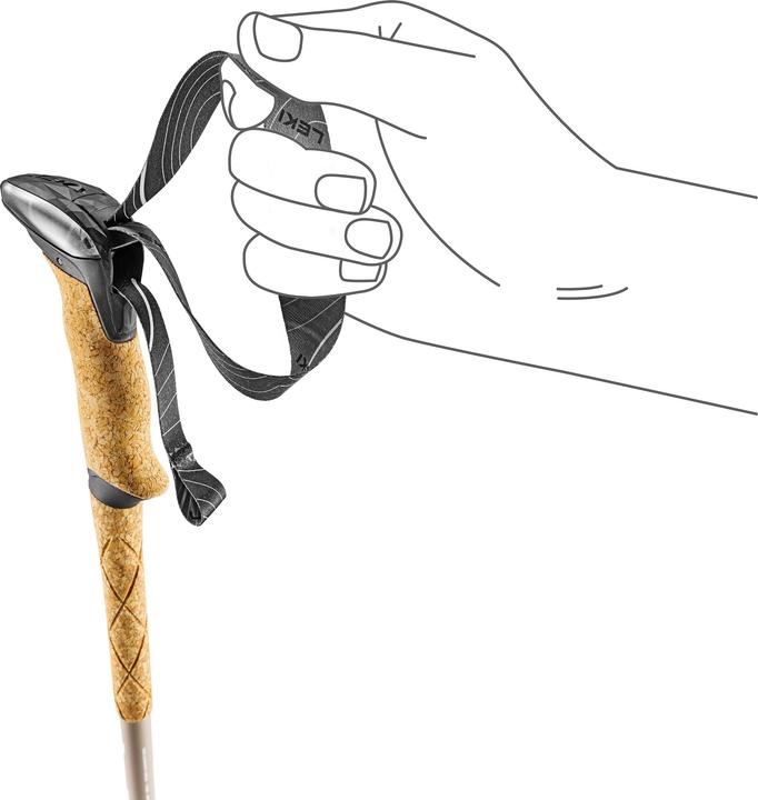 Actual product image Leki Makalu Lite AS Compact (90 - 125 cm)