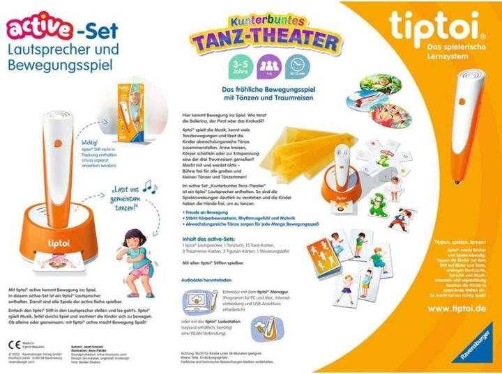 Actual product image tiptoi active set dance theater'22 D (German, 3 - 5 years)