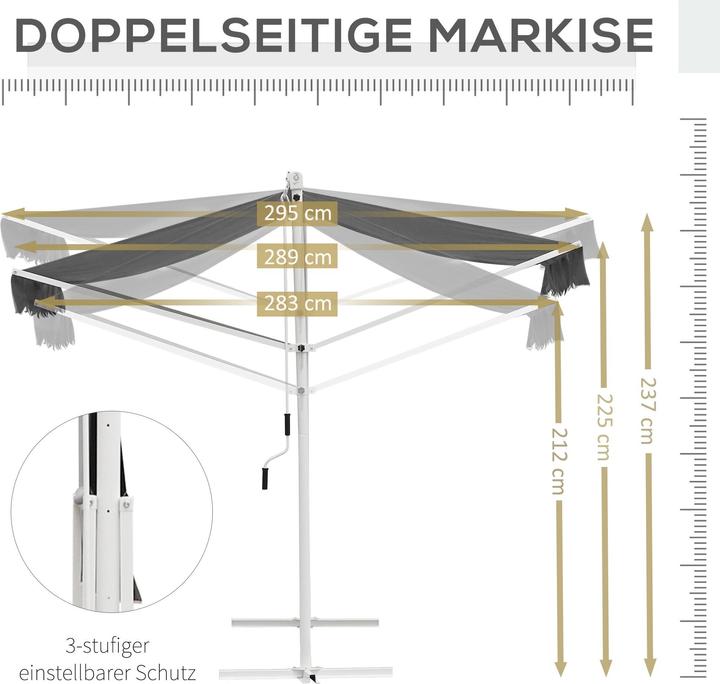 Immagine prodotto Outsunny Tenda da giardino (3.42 m)