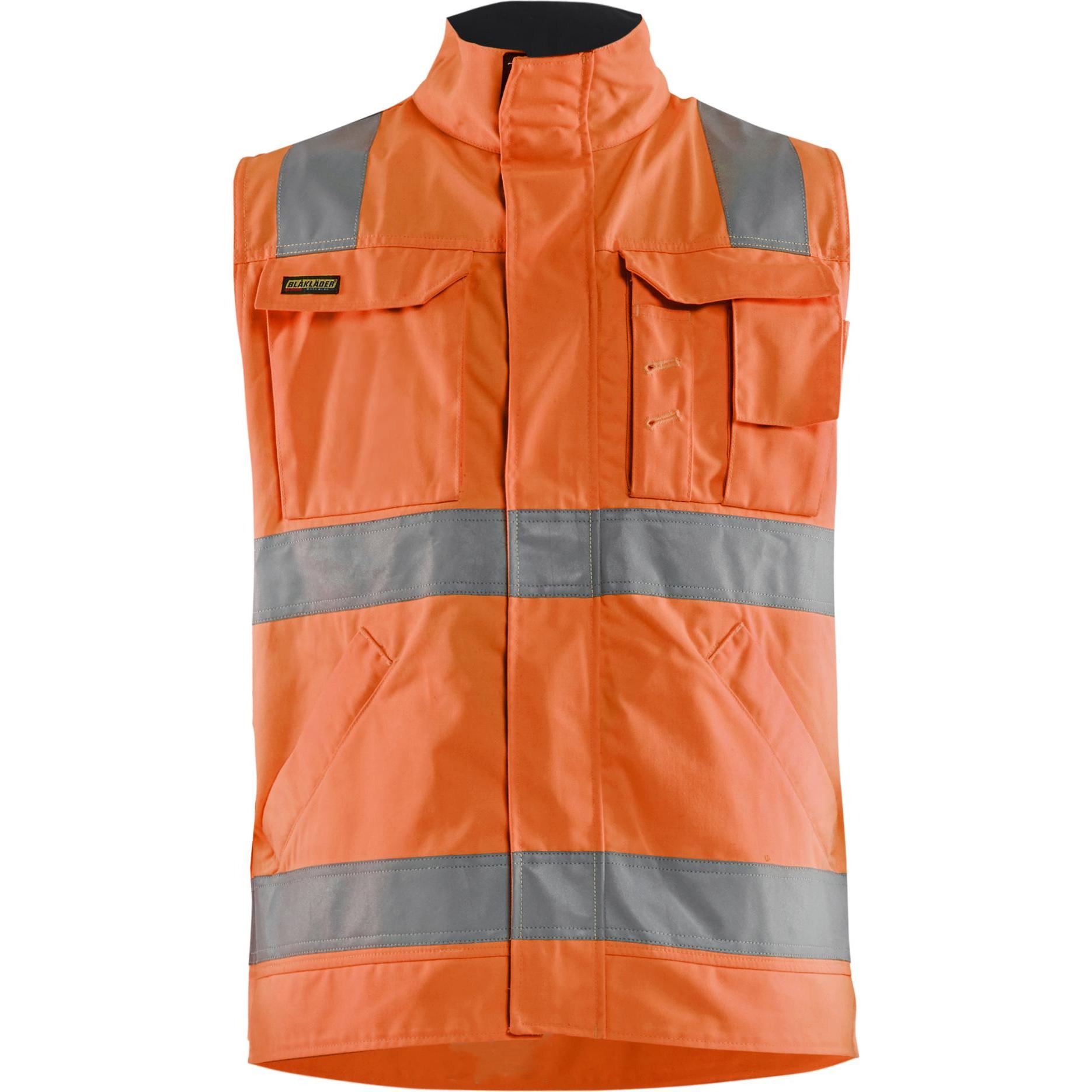 Blakläder, Pantaloni da lavoro, gilet unisex ad alta visibilità 8505 arancione taglia XL (XL)