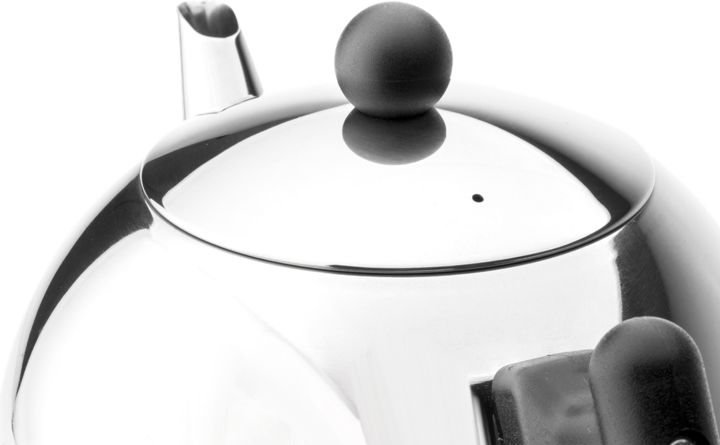 Actual product image Bredemeijer Bella Ronde teapot 1.2 litre stainless steel (1.20 l)