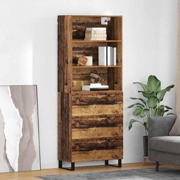 Produktbild vidaXL Modernes Highboard (32.50 x 34 x 180 cm)