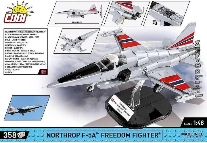 Produktbild Cobi Northrop F-5A Tiger / 358 pcs.
