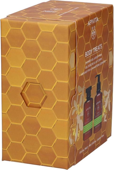 Immagine prodotto Apivita Promo Body Treats Tonic Mountain Tea Shower Gel 250ml e Body Lotion 200ml (250 ml)