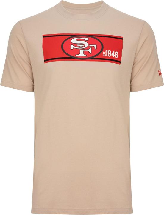 Produktbild New Era Shirt - NFL SIDELINE San Francisco 49ers stone - XXL (XXL)